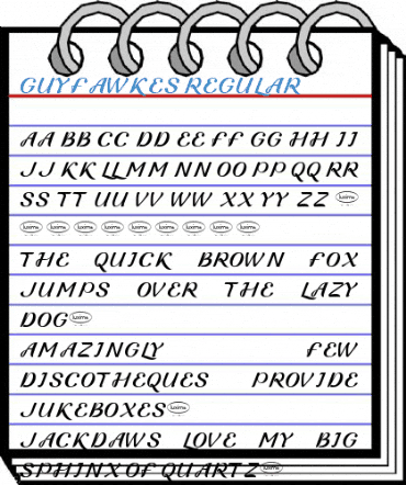 Guyfawkes Regular Font