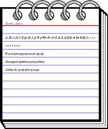 Handover Regular Font