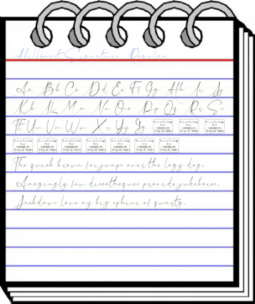 Hillonest Signature Regular Font
