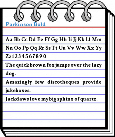 Parkinson Font