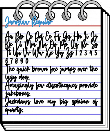 Jaroslaw Regular Font
