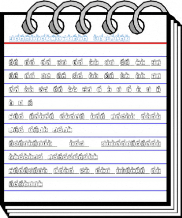 Jennifer'sTrain Regular Font