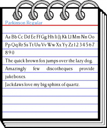 Parkinson Font