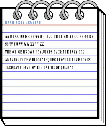 Kandinsky Regular Font