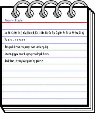 Kinderjoe Regular Font