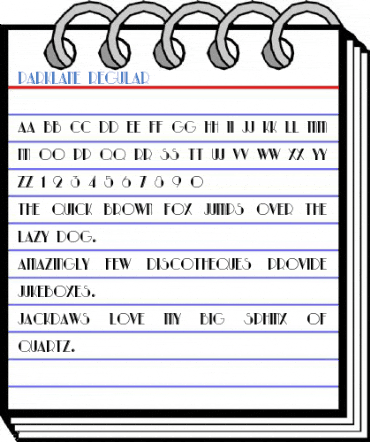 ParkLane Regular Font