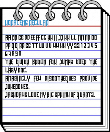 KORALENS Regular Font