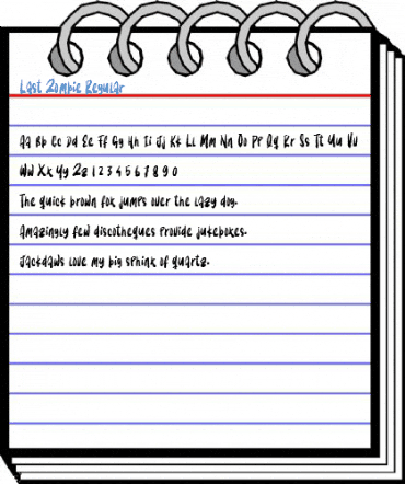 Last Zombie Regular Font