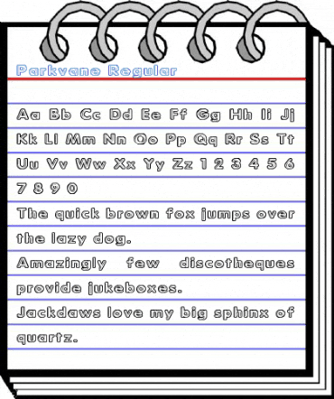 Parkvane Regular Font