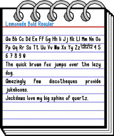 Lemonade Bold Regular Font