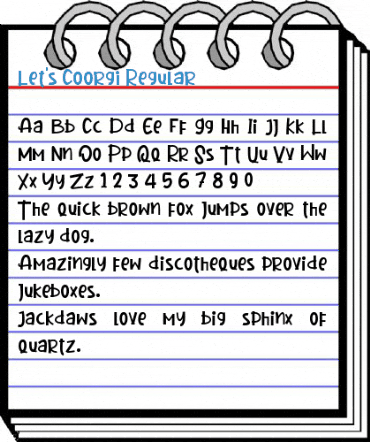 Let's Coorgi Regular Font