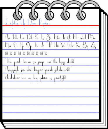 Lighten Up Demo Regular Font