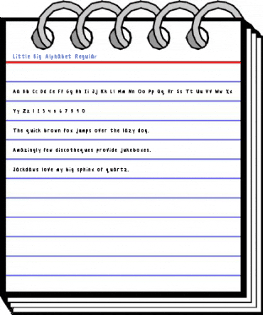 Little Big Alphabet Regular Font
