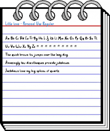 Little love - Personal Use Regular Font