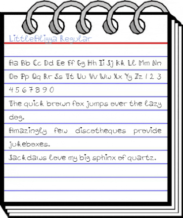 LittleAliyya Regular Font