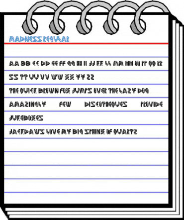 Madness Regular Font