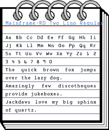 Mainframe-RD Two Lino Regular Font