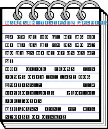 ParmaInitialenMK Regular Font