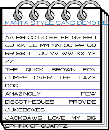 Manta Style Sans DEMO Regular Font