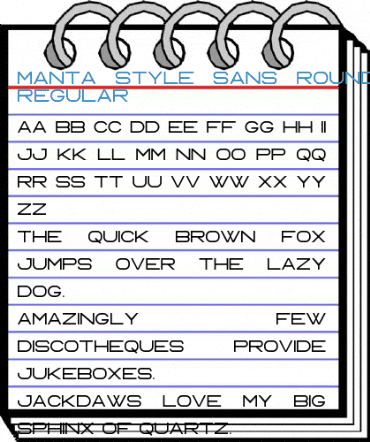 Manta Style Sans Round DEMO Regular Font