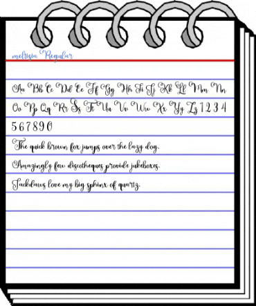 meltisia Regular Font