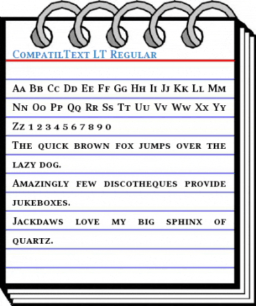 CompatilText LT Regular Font