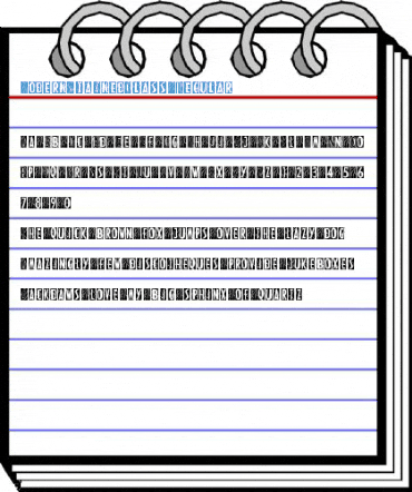 ModernStainedGlass Regular Font