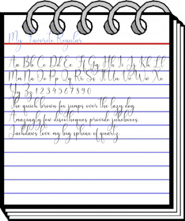 My Favorite Regular Font