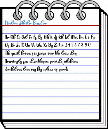 Nadine Sheila Regular Font