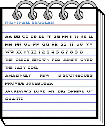 Nightfall Regular Font