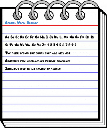 Oceans World Regular Font