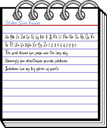 October Story Regular Font
