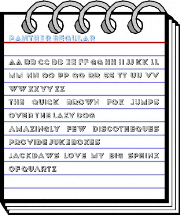 Panther Regular Font