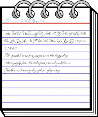 PatriciaHMK Regular Font