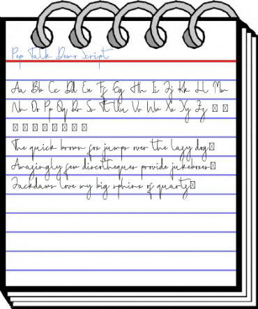 Pep Talk Demo Script Font