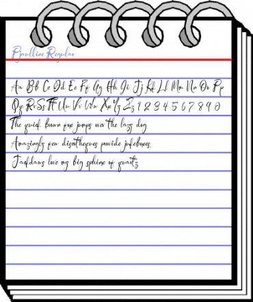 Pjaulline Regular Font