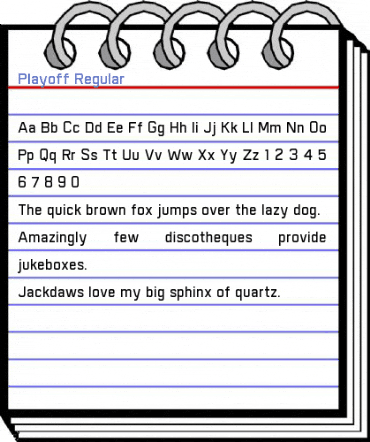 Playoff Regular Font