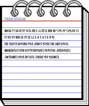 Poker Regular Font