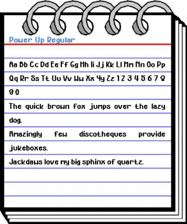 Power Up Regular Font