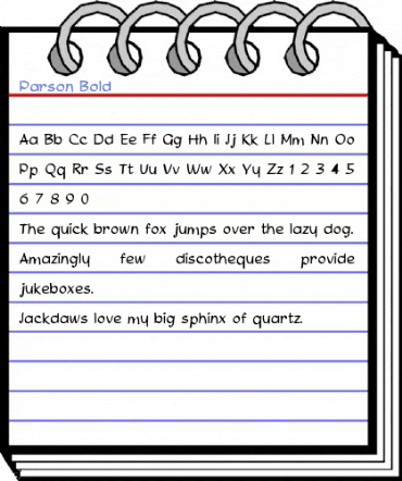 Parson Bold Font