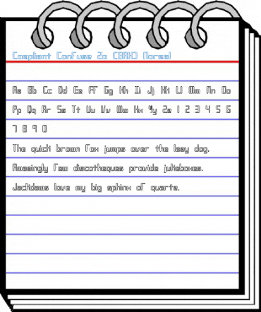 Compliant Confuse 2o (BRK) Normal Font