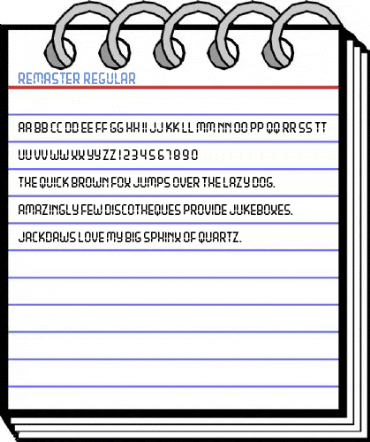 Remaster Regular Font