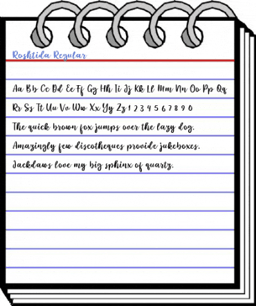 Roshtida Regular Font