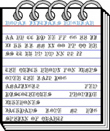 Royal Initials Regular Font