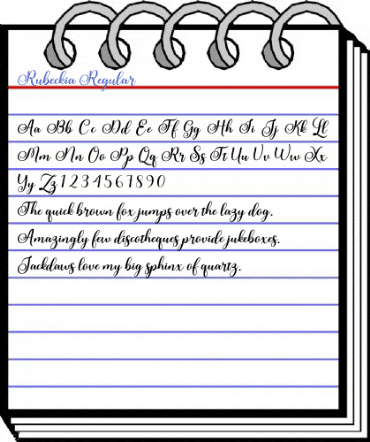 Rubeckia Regular Font