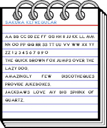 Sakura Kei Regular Font