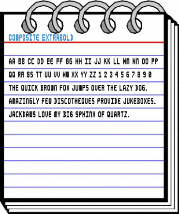 Composite ExtraBold Font