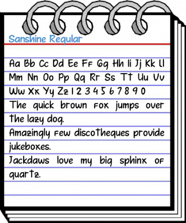 Sanshine Regular Font