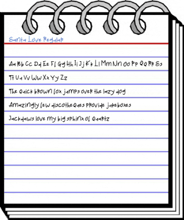 Santa Love Regular Font