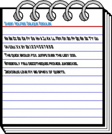 Shean Holmes Oblique Regular Font